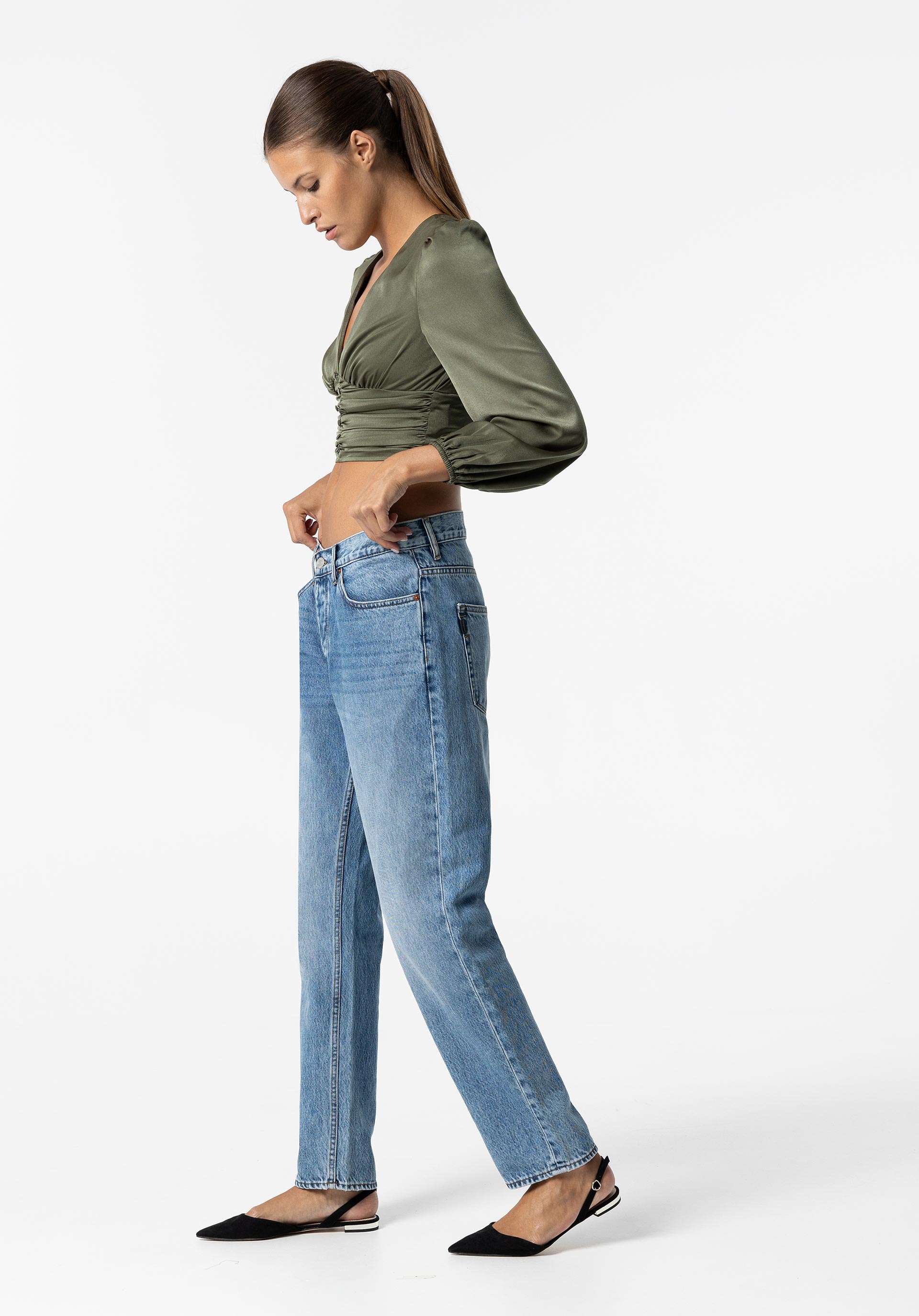 Blusa Acetinada