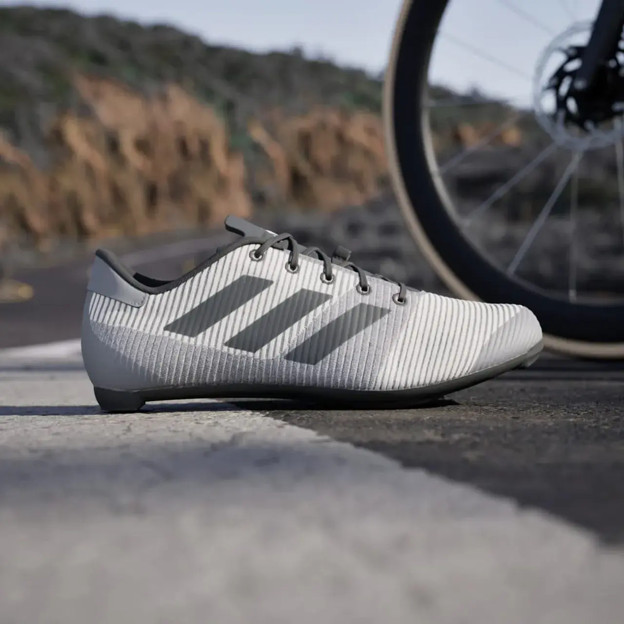 adidas The Road Shoe 2.0 Wielrenschoenen Grijs/Zwart/Wit Heren