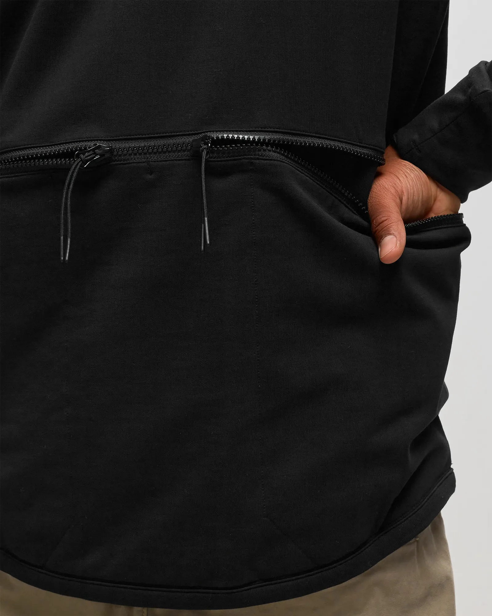 C.P. Company METROPOLIS SERIES STRETCH FLEECE REVERSE ZIPPED SWEATSHIRT