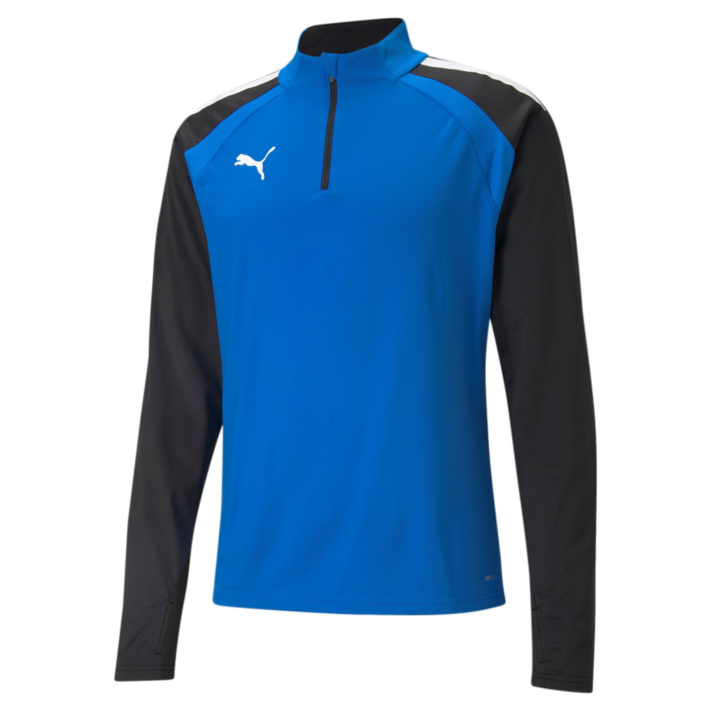 PUMA teamLIGA Trainingstrui 1/4-Zip Blauw Zwart