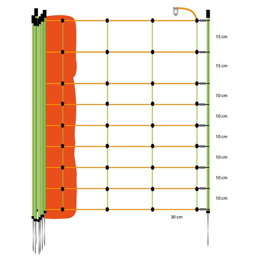 Gallagher Combinet Enkele pen - Afrasteringsnetten - 90 cm - 110 cm - 5000 cm