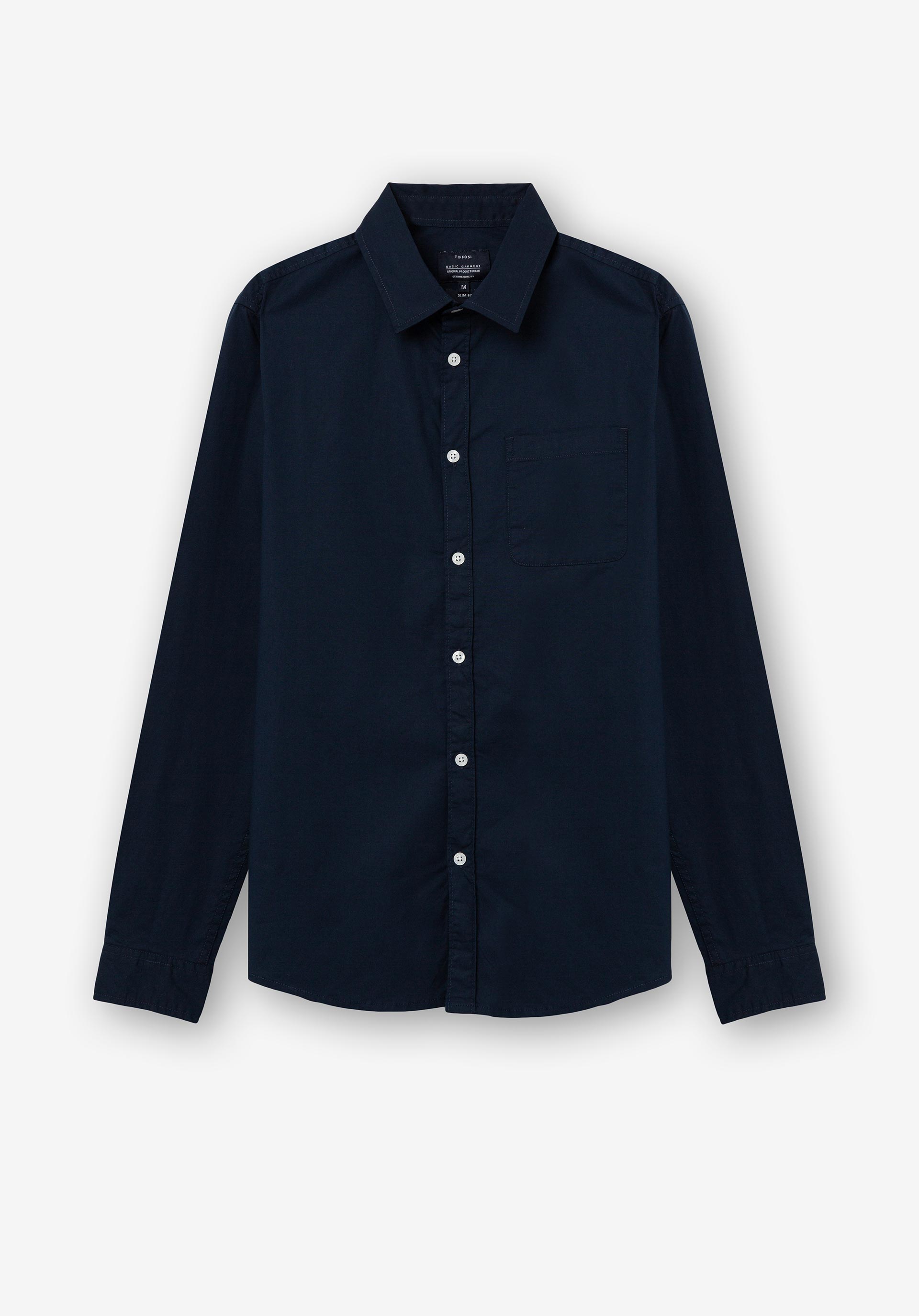 Camisa Slim Fit Popelina