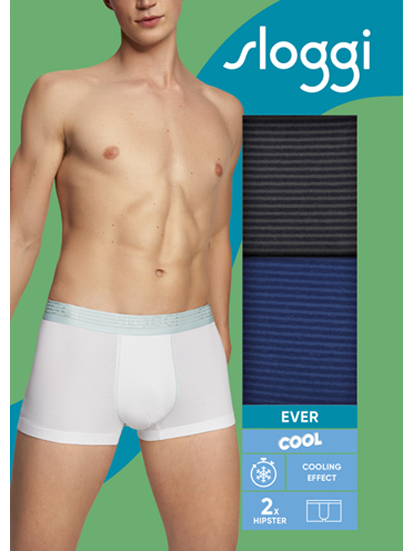 Lot de 2 shorties EVER Cool Hipster