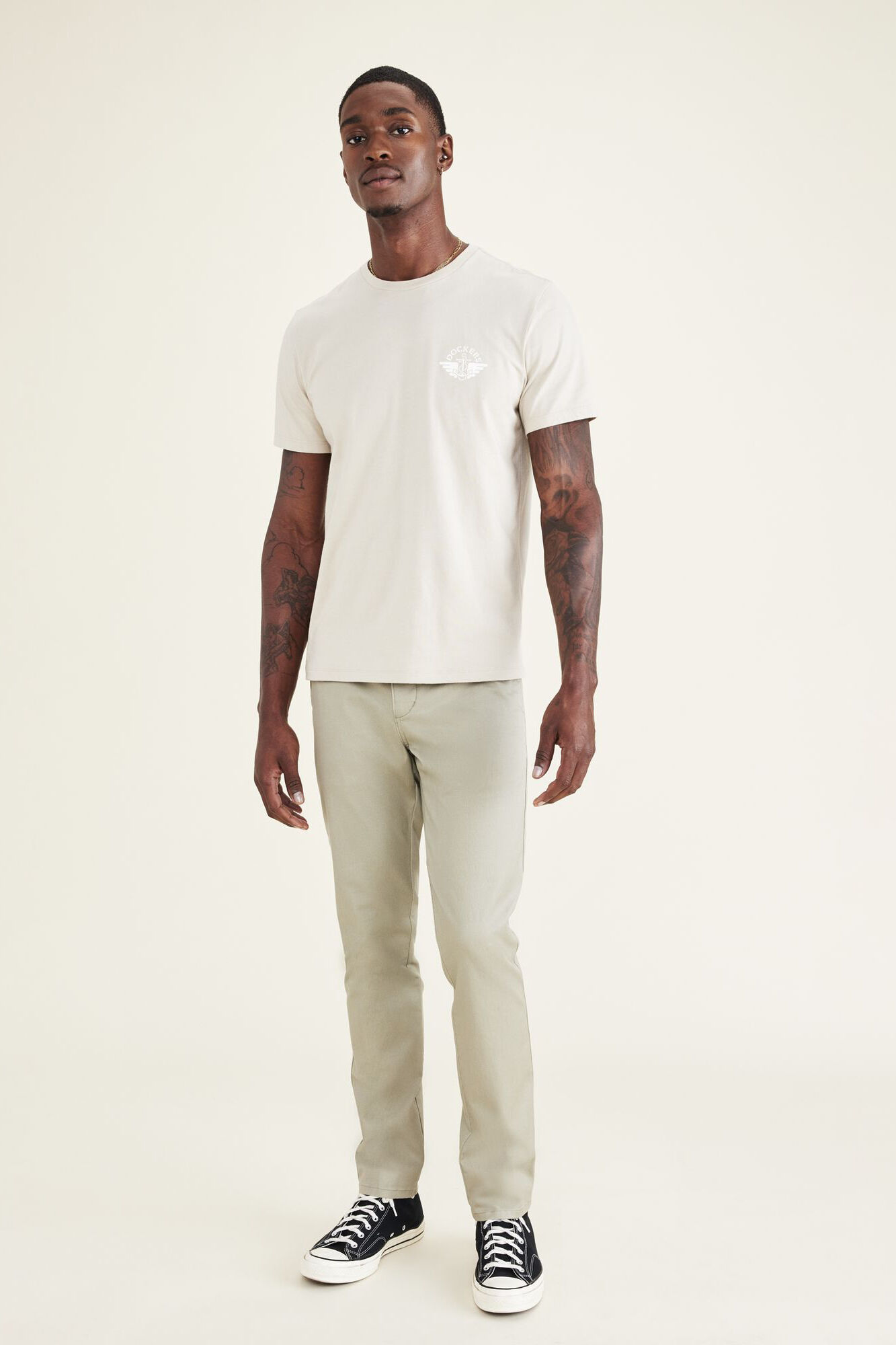 Calça Chino Skinny Fit Original - Bege