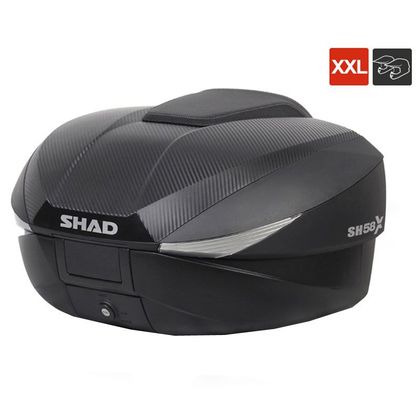 Top case Shad SH 58X EXPANDABLE CARBON Universel - Noir