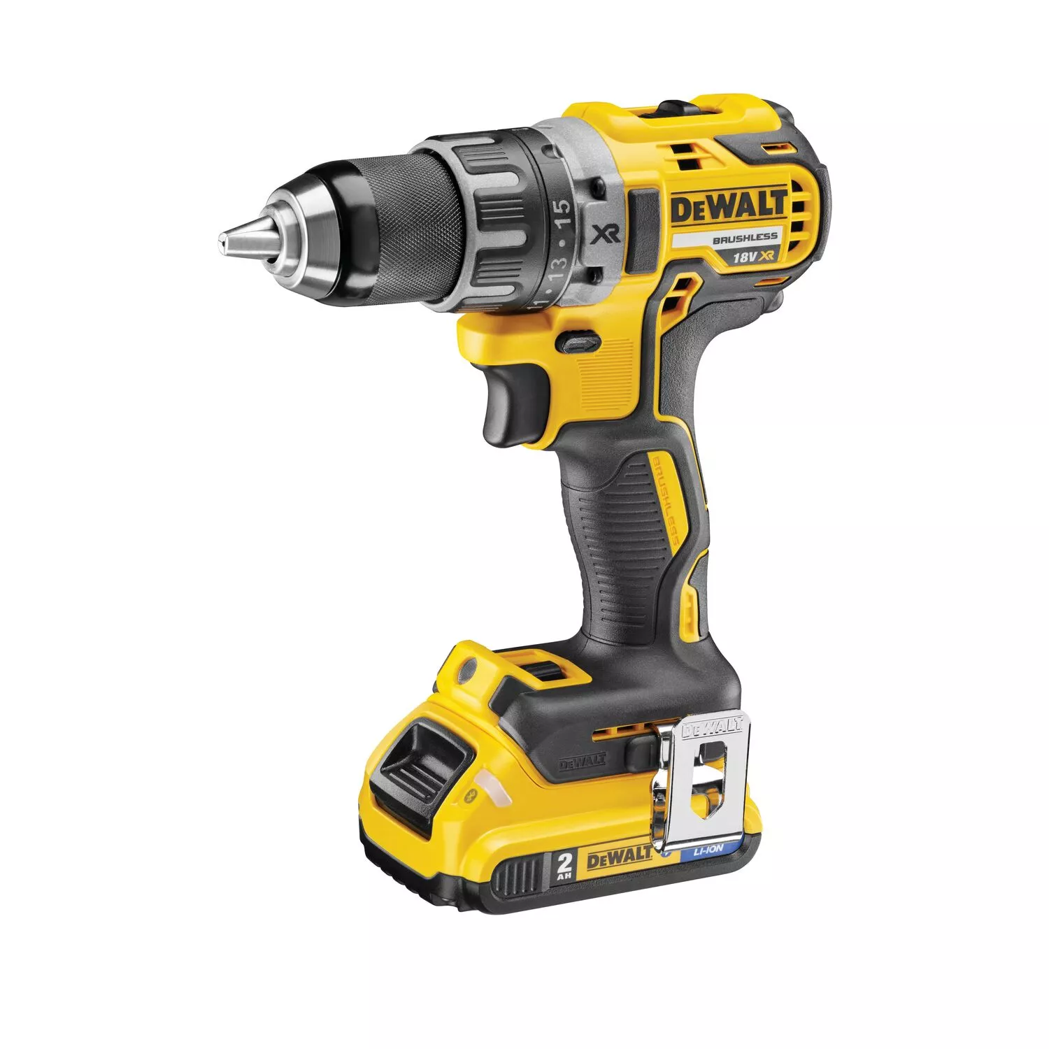 DeWALT DCD791D2 18V Li-Ion accu boor-/schroefmachine set (2x 2.0Ah accu) in TSTAK - koolborstelloos