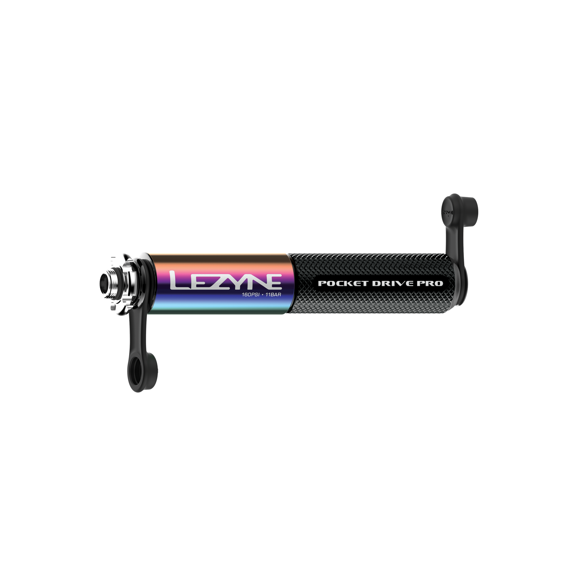 Lezyne Pocket Drive Pro Minipomp Zwart/Multicolor