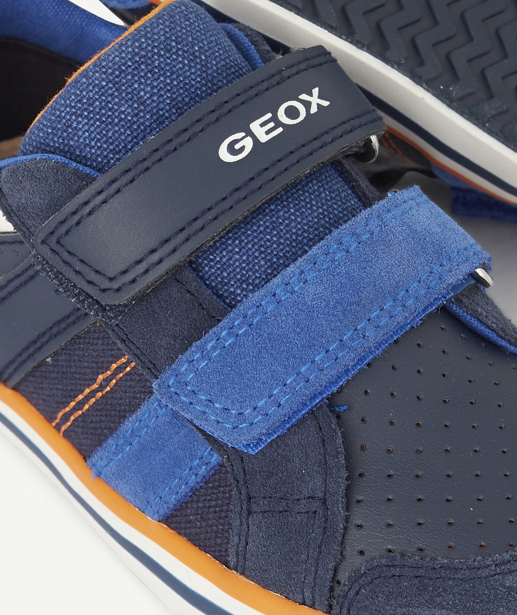GEOXLES BASKETS BLEUES ET ORANGES
