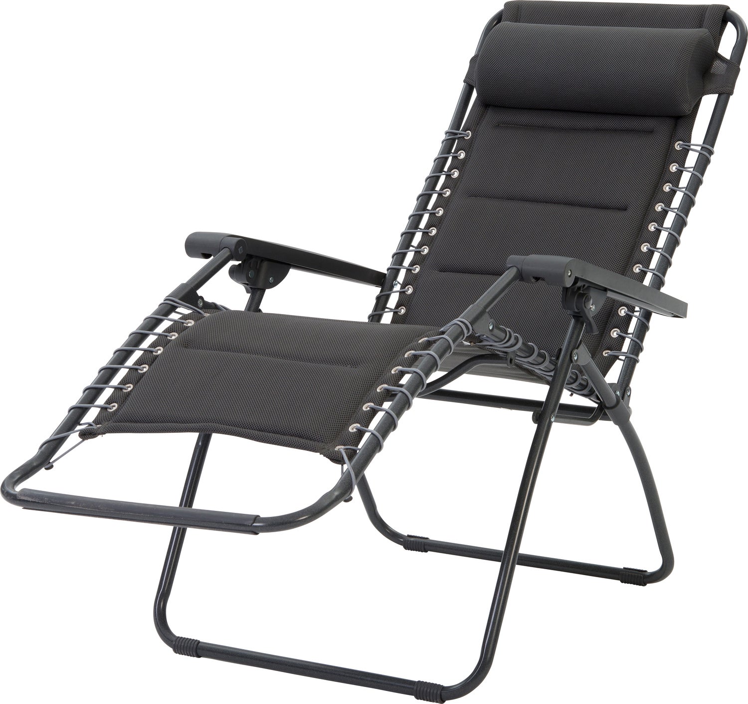 Intratuin relaxstoel Sanya zwart