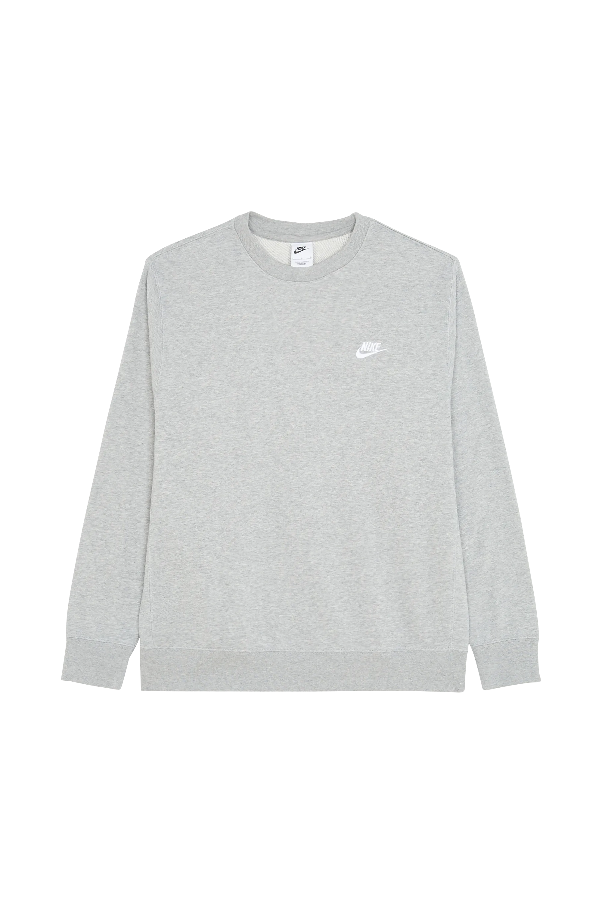 NIKE Sweatshirt M NSW CLUB CRW FT Gris