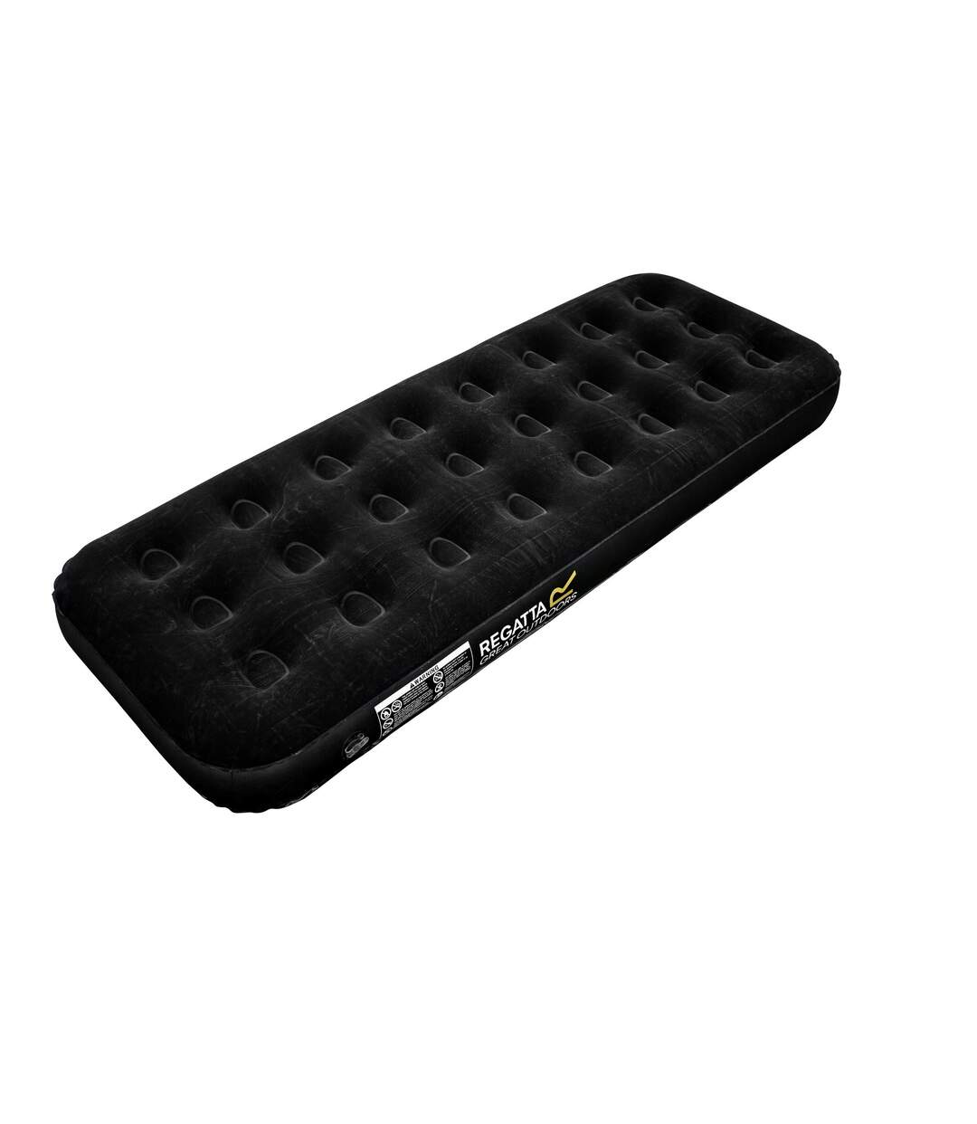 Regatta - Matelas simple gonflable (Noir) (Taille unique) - UTRG511