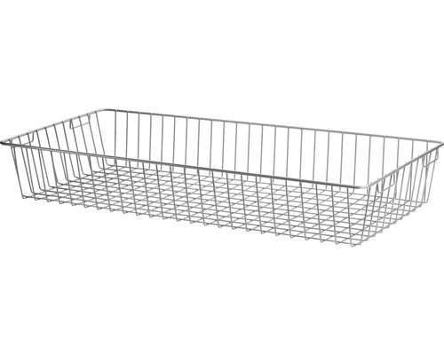 Draadmand 80 x 35 x 12 cm zilver