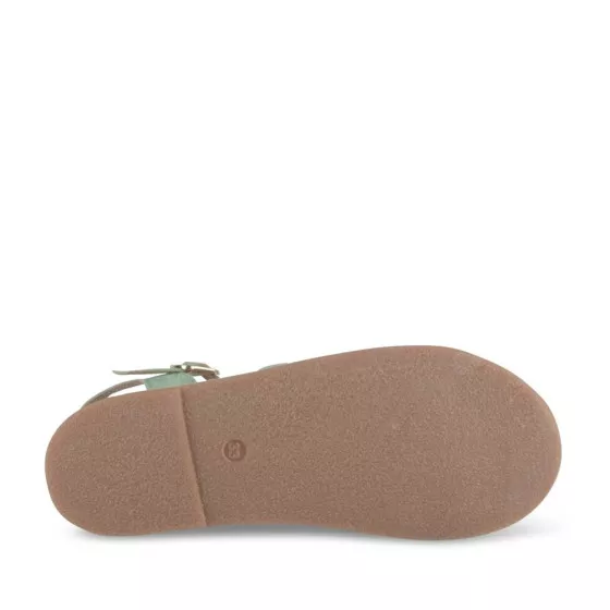 Sandales VERT LOVELY SKULL CUIR
