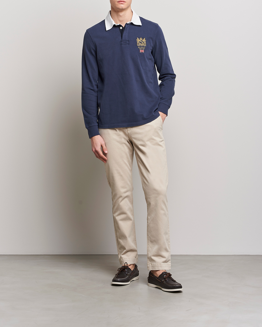 Morris Jeffrey Brushed Chinos Khaki