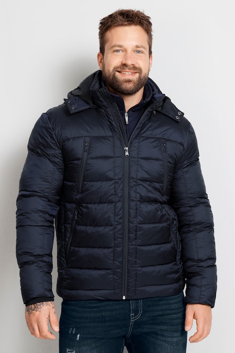 Boston Park Steppjacke, Kapuze, viele Taschen, bis 74