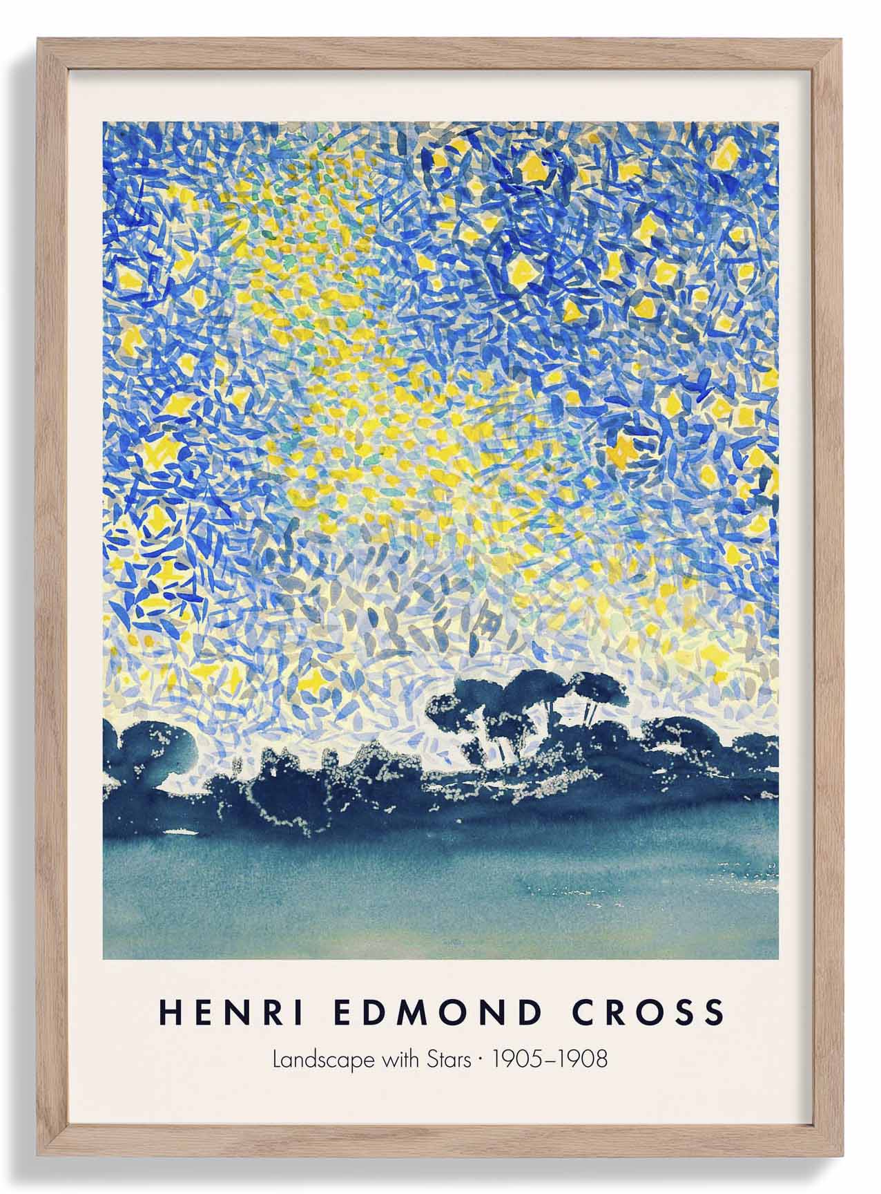 Landschaft mit Sternen von Henri Edmond Cross