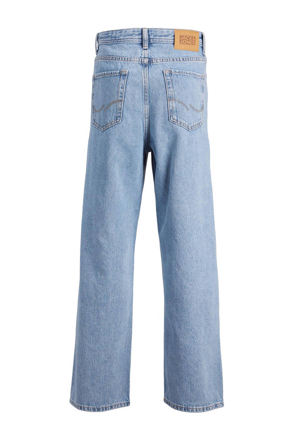 JACK & JONES high waist loose fit jeans JJIALEXlight blue denim