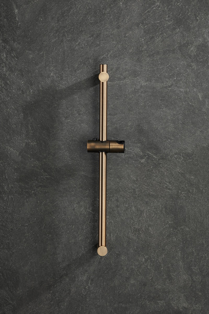 Saniclear Plus douche glijstang 60cm verouderd messing