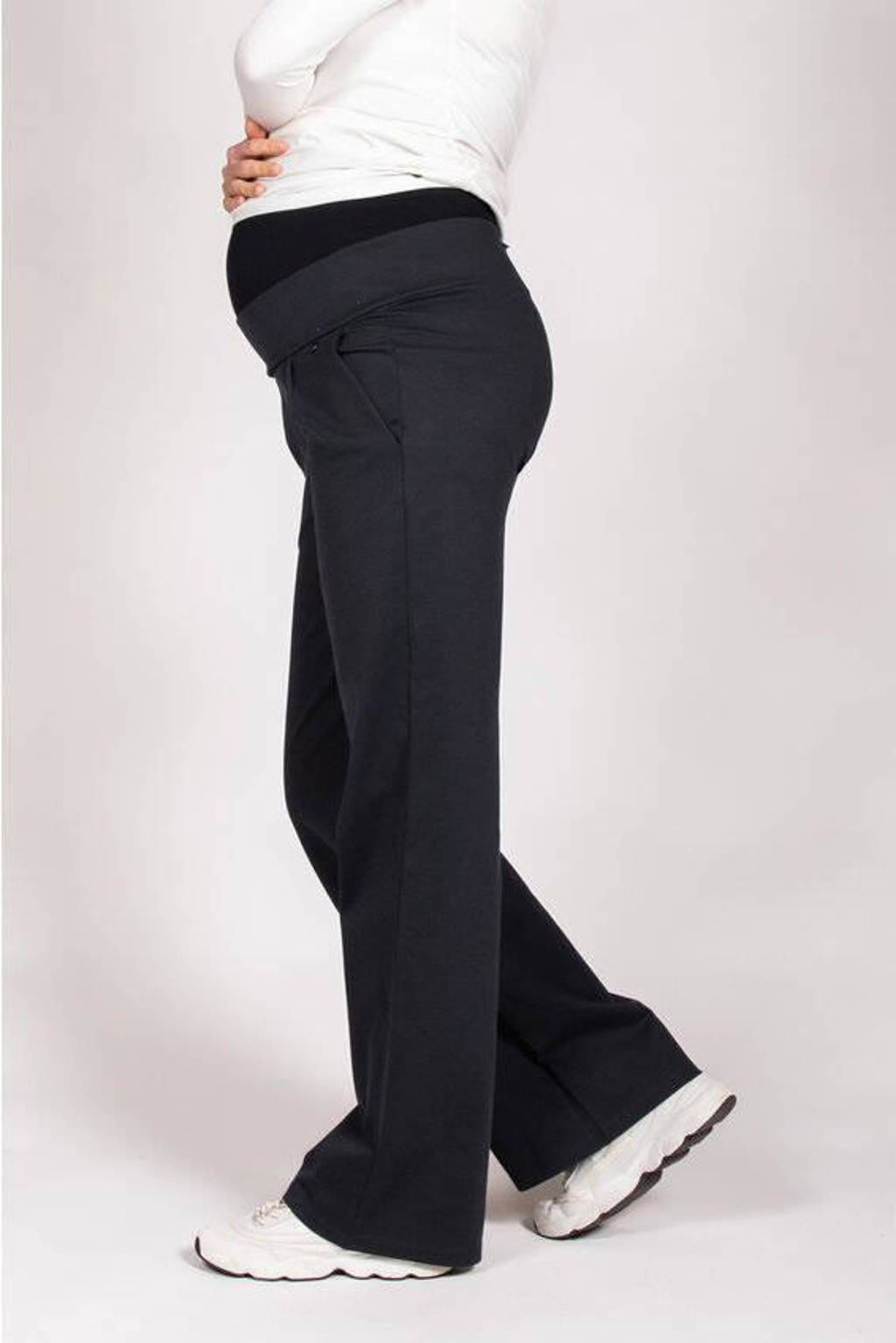 LOVE2WAIT low waist loose fit broek donkerblauw