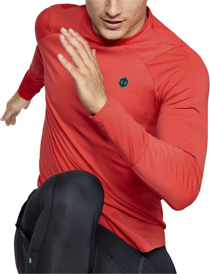 Under Armour RUSH ColdGear Mock Rød