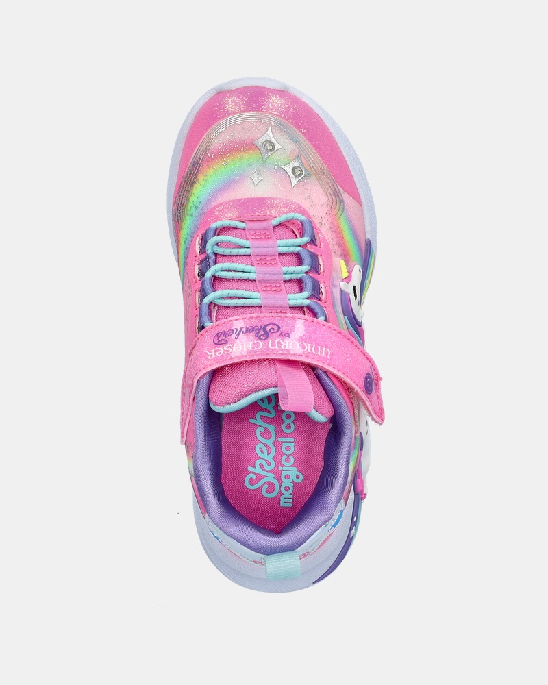 Skechers Unicorn Chaser Klittenbandschoenen  - roze