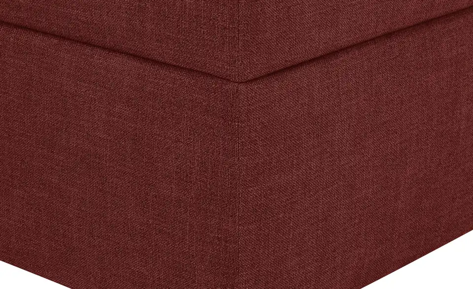 Polsterbettgestell York Rot 140 cm