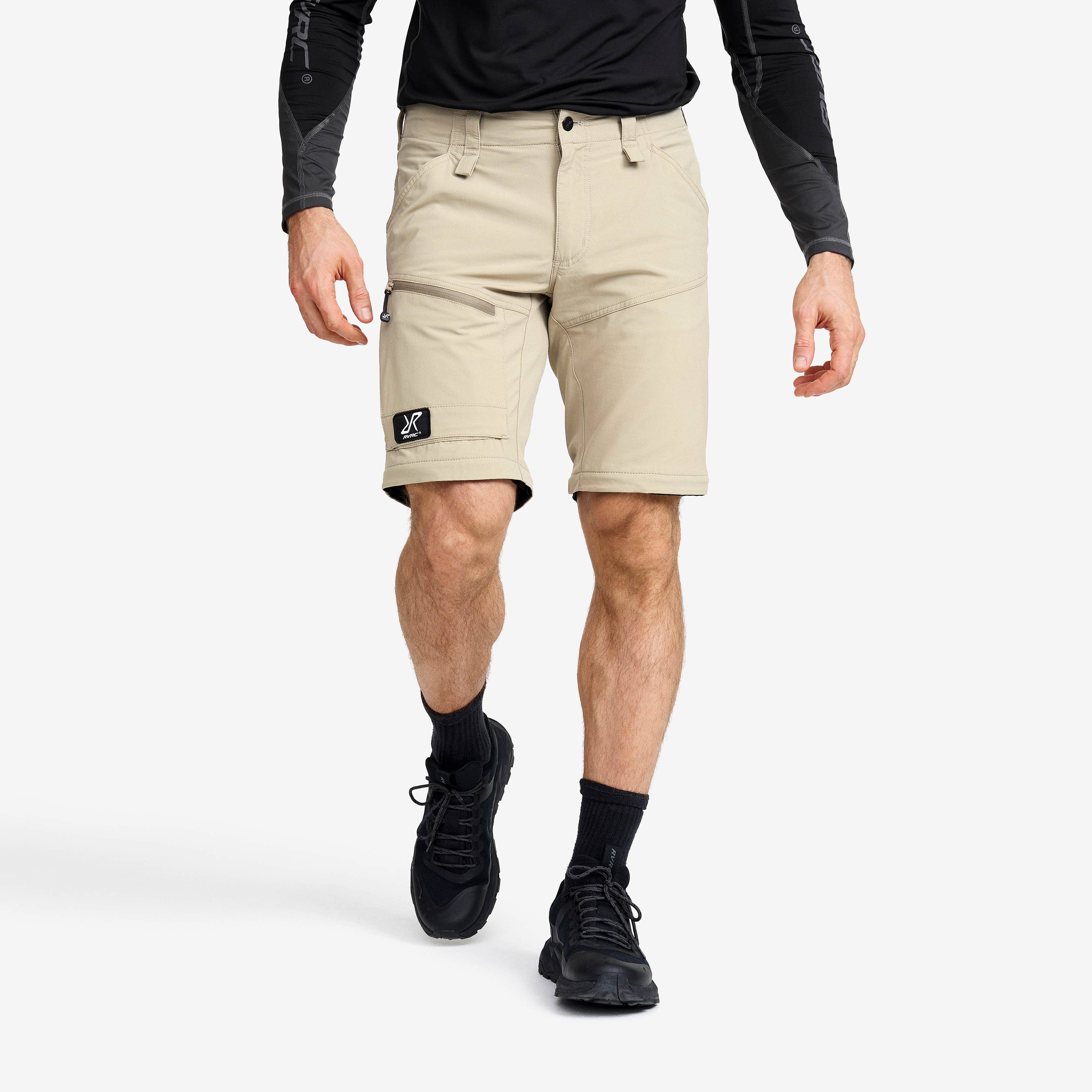 Range Pro Stretch Zip-off Pants Herre Aluminium/Brindle