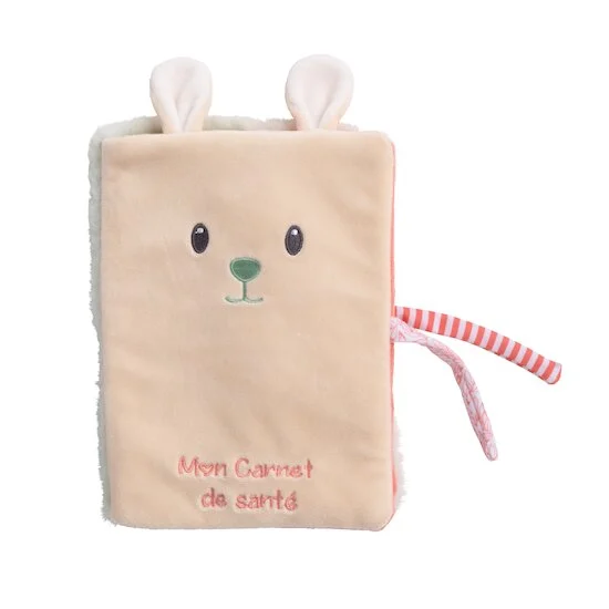 Iris et Malo Protège carnet de santé   Iris        de               P'tit bisou