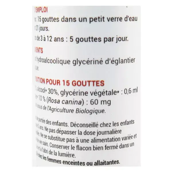 Oemine Macérât Glycériné Églantier Bio 30ml