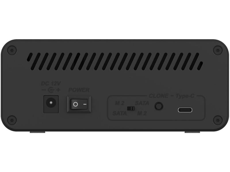ICY BOX Docking- und Klonstation IB-2914MSCL-C31 Docking- und Cloning-Station für M.2 NVMe SSDs und 2.5'' /3.5'' SATA SSDs/HDDs.