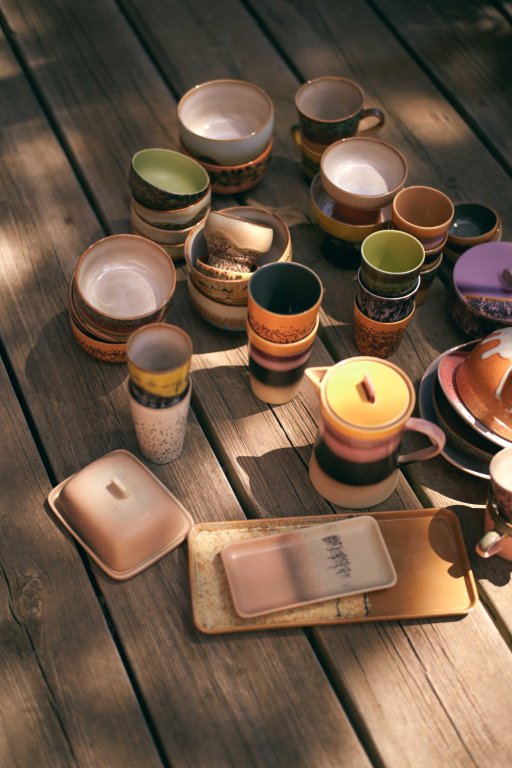 HKliving 70's Ceramic dienblad Small Breeze