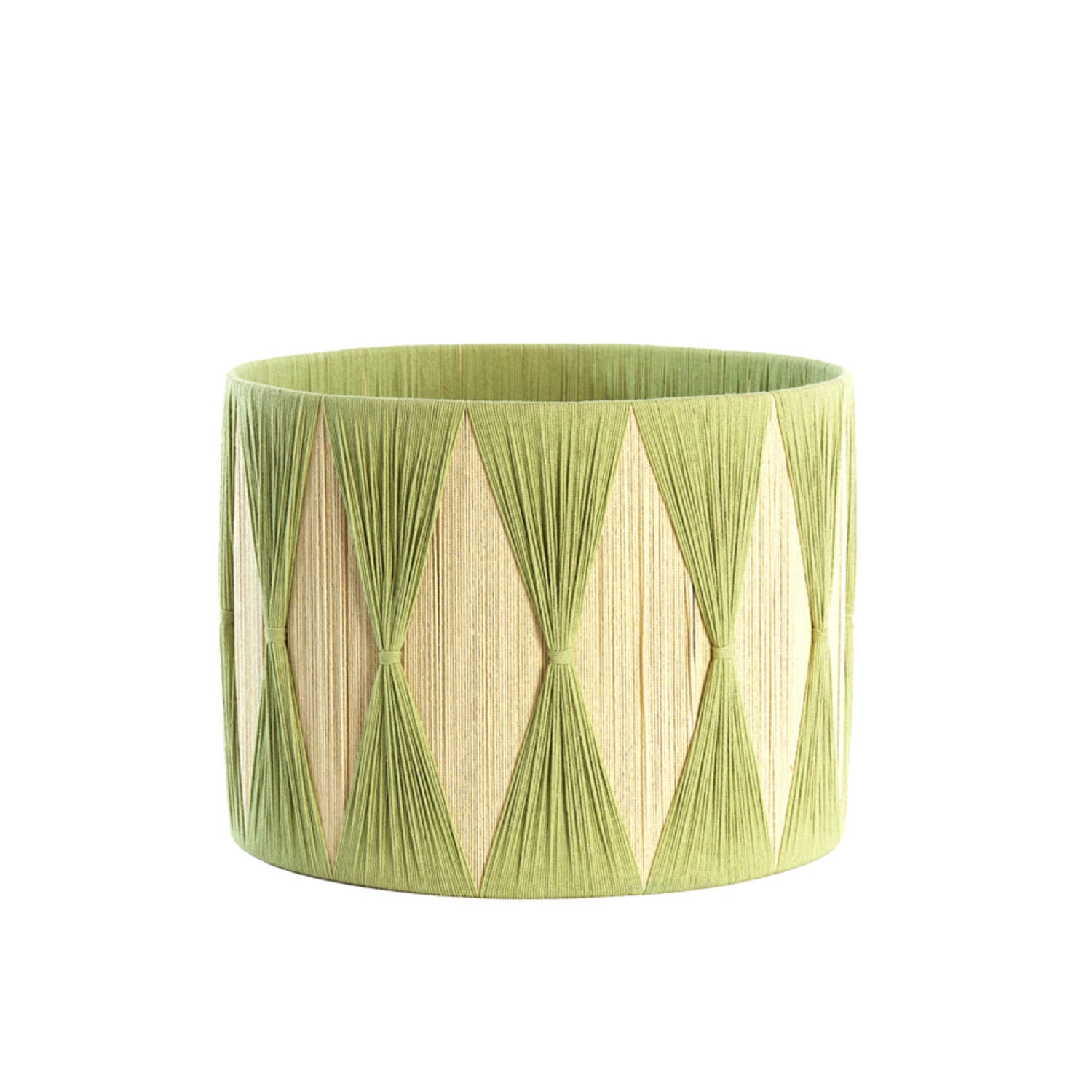 Light & Living - kap - Hannah - groen - textiel - Ã 40cm - E27 -