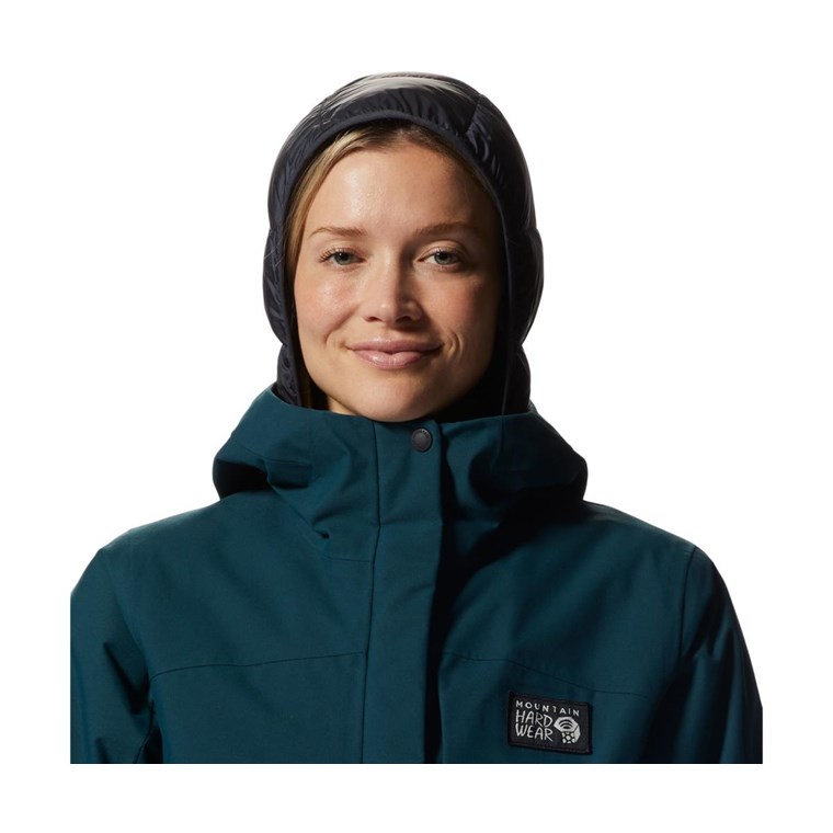Mountain Hardwear Weather Down Parka Women Dark Marsh