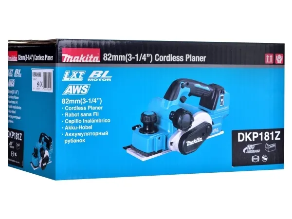 Makita DKP181 - Høvl - ledningfri - intet batteri - 18 V - SOLO
