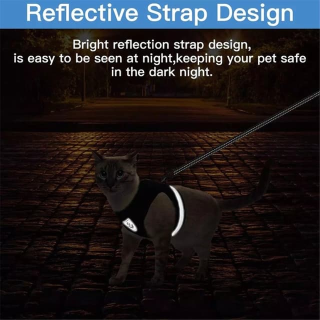 Reflekterende hundesele til små mellemstore hunde