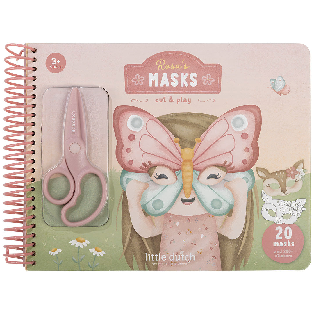 little dutch knutselboek rosa's masks