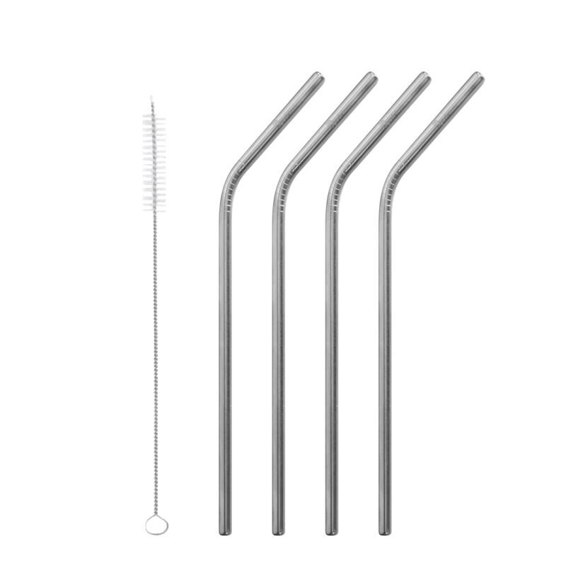 Paille Originals Lot De 4 + Goupillon - Pailles