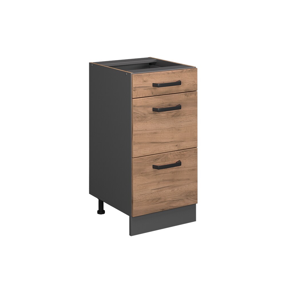 Vicco Schubladenunterschrank Küchenschrank Küchenzeile R-Line 40 cm Anthrazit Eiche Schublade