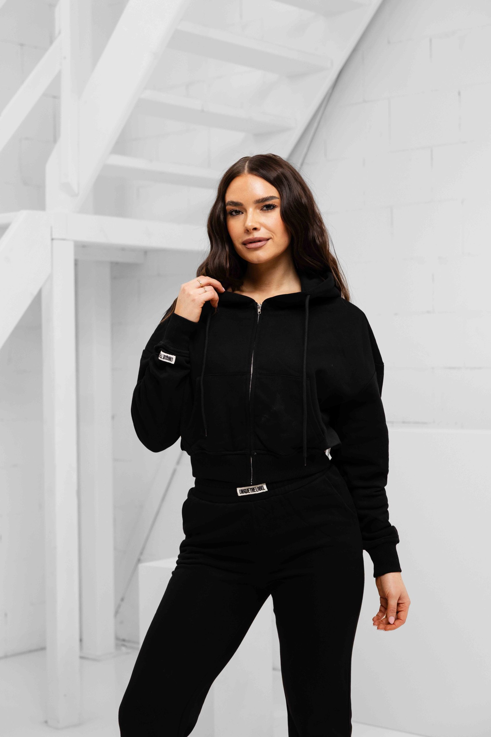 Unique The Label Molly Trainingspak Dames Zwart