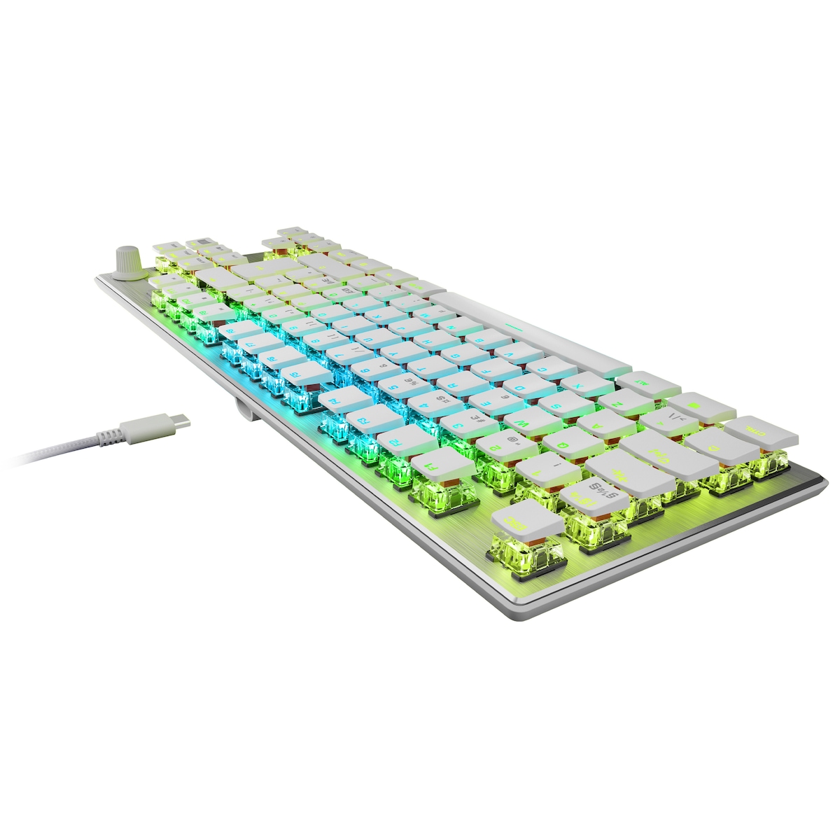 Roccat Vulcan TKL PRO gamingtastatur (hvit)