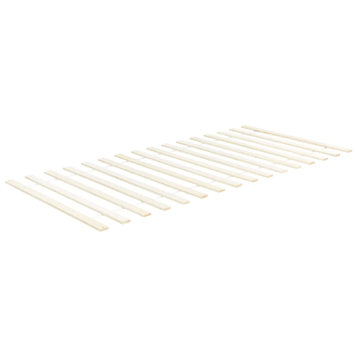 Beliani Lit avec sommier FLORAC 90x200 cm - Bois Blanc