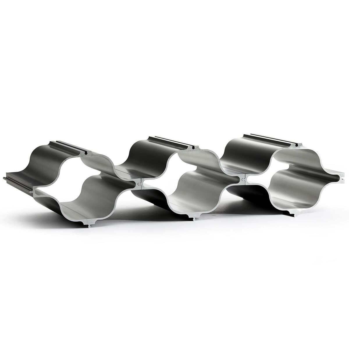 Hex vinholder, 3-pack, svart