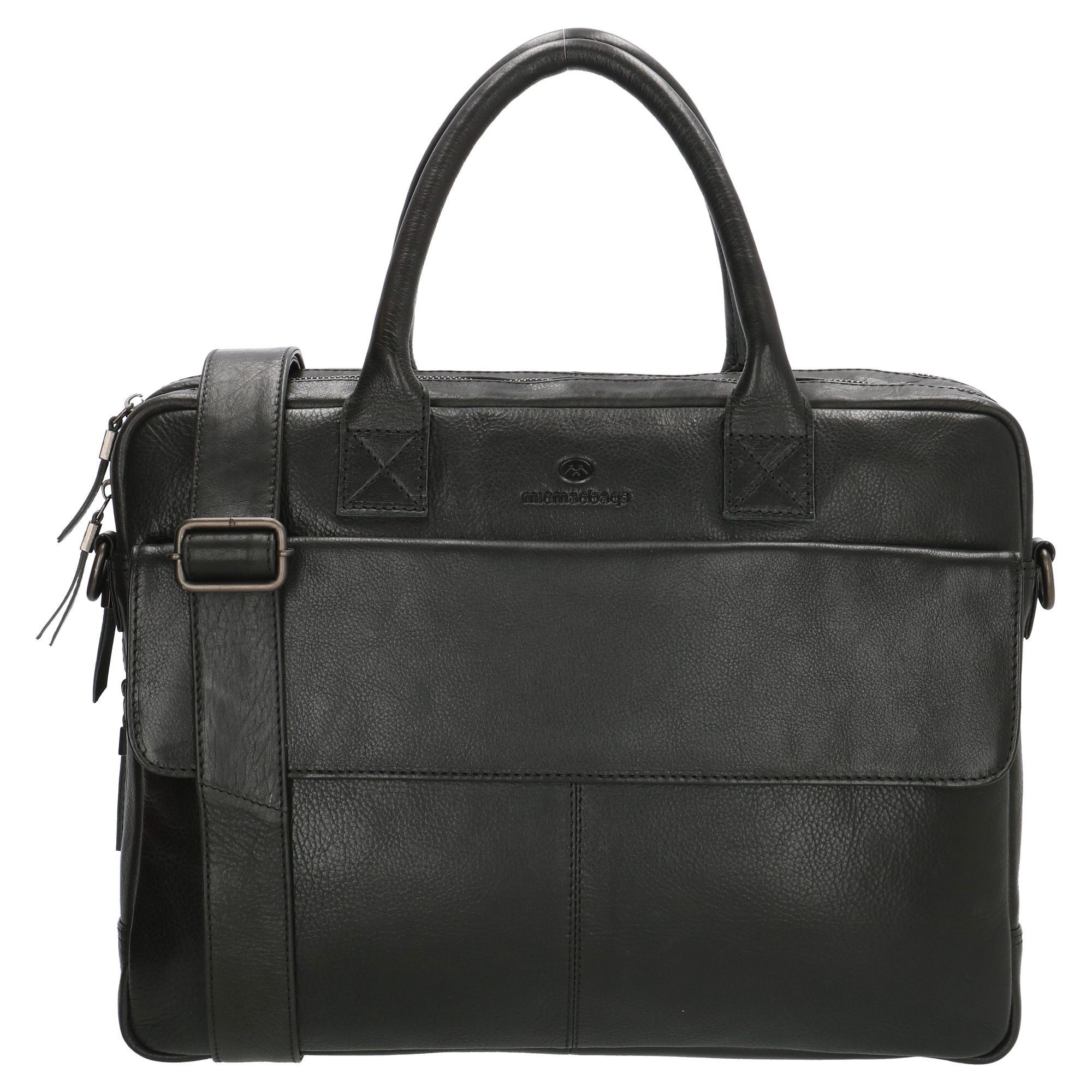 Micmacbags Porto Laptoptas 15,6 inch Zwart