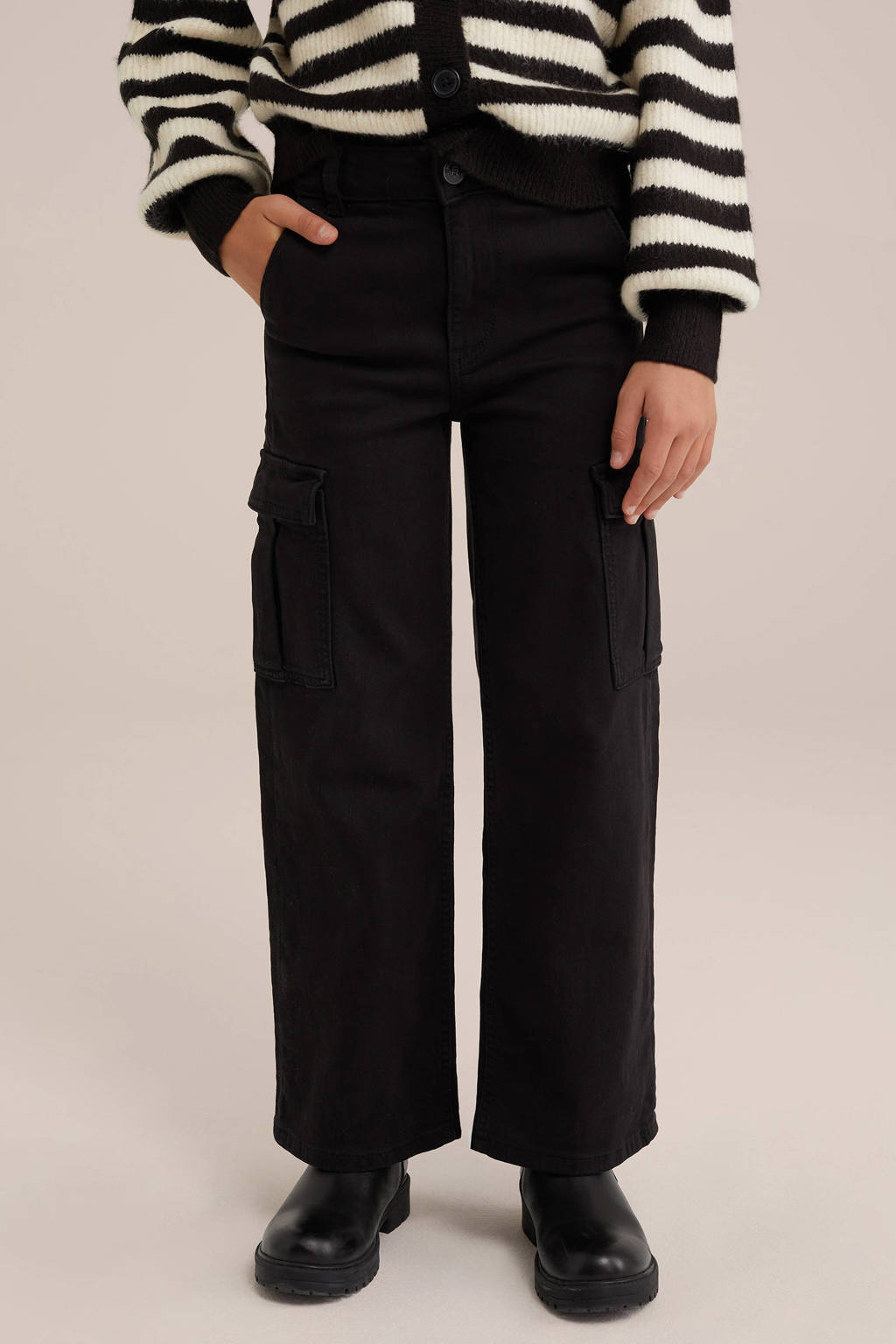 WE Fashion high waist loose fit jeans