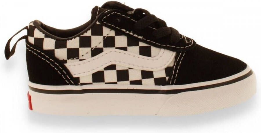 Vans TD Ward Slip On Checkered Sneakers Black True White