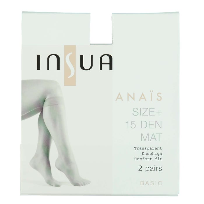 inSua-Kniekous size plus Anais 15DEN