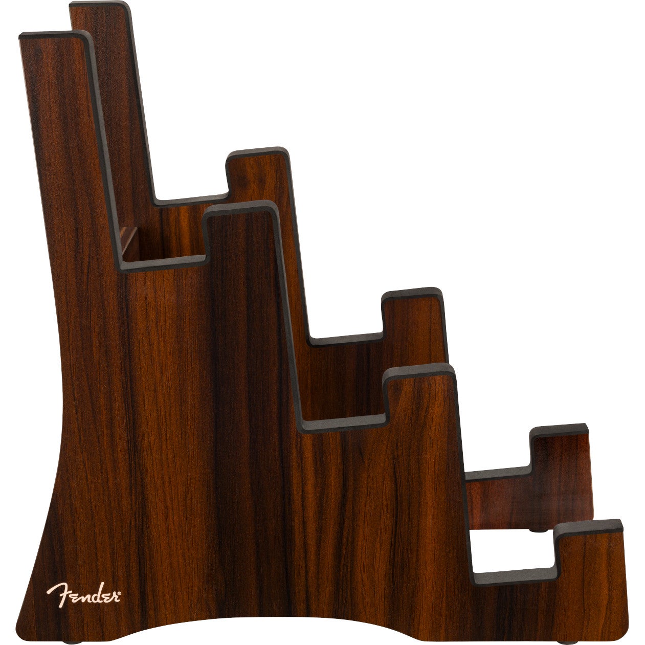 Fender Deluxe Wooden 3-tier Guitar Stand statief voor drie gitaren