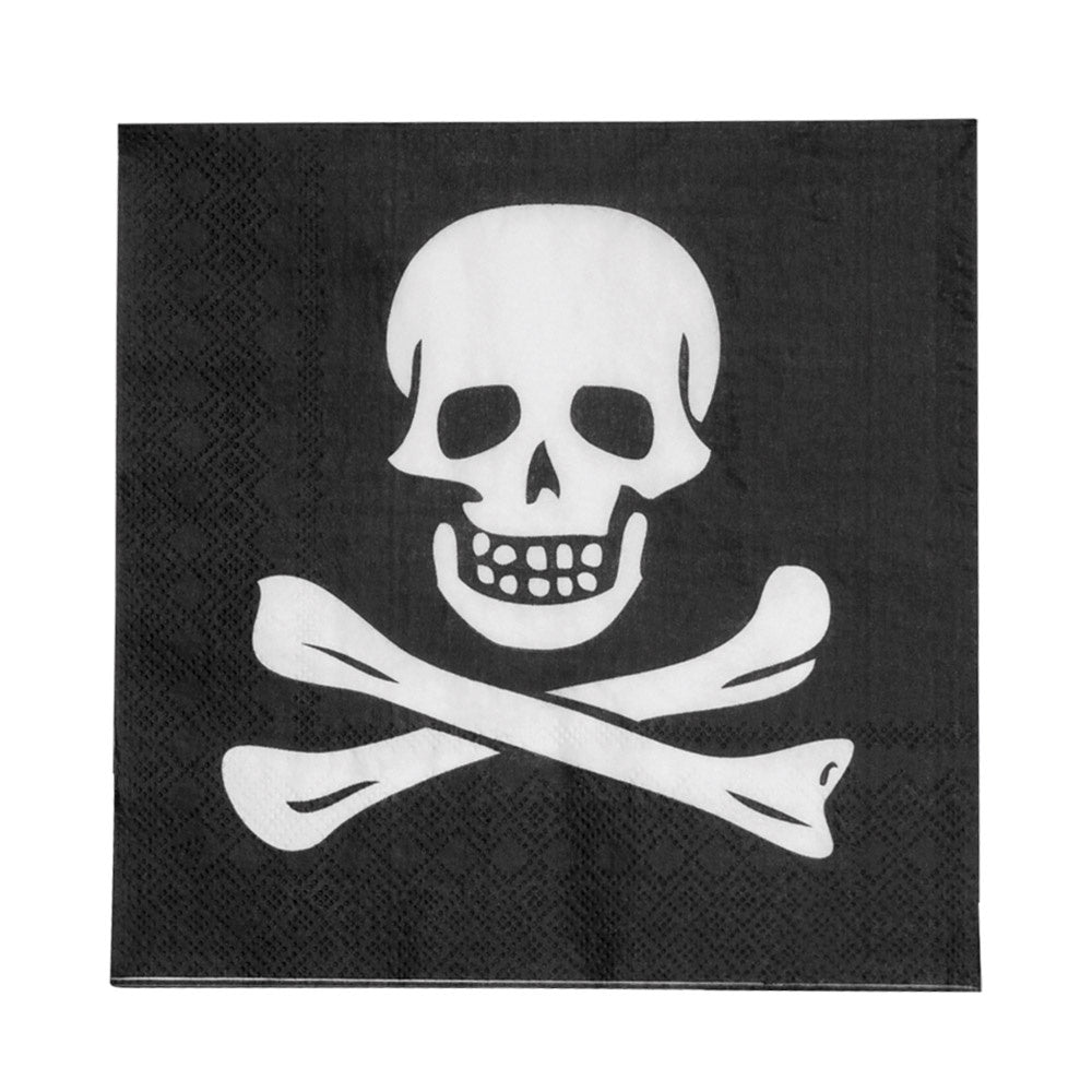 Piraten Servetten Classic Papier 33cm