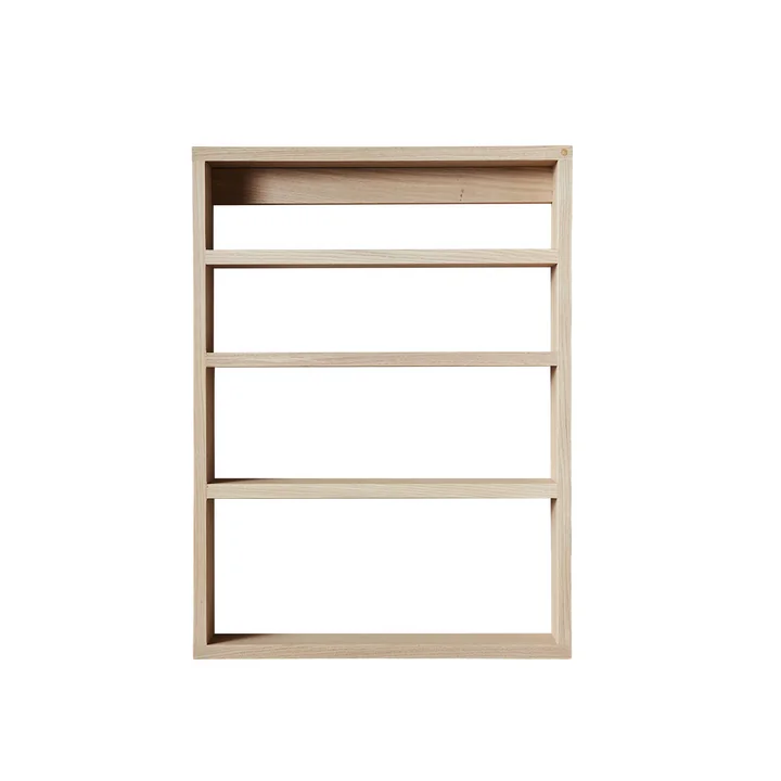 Andersen Furniture - A-Podium Shelf, 70 x 10 x 52 cm, Eiche weiss matt lackiert