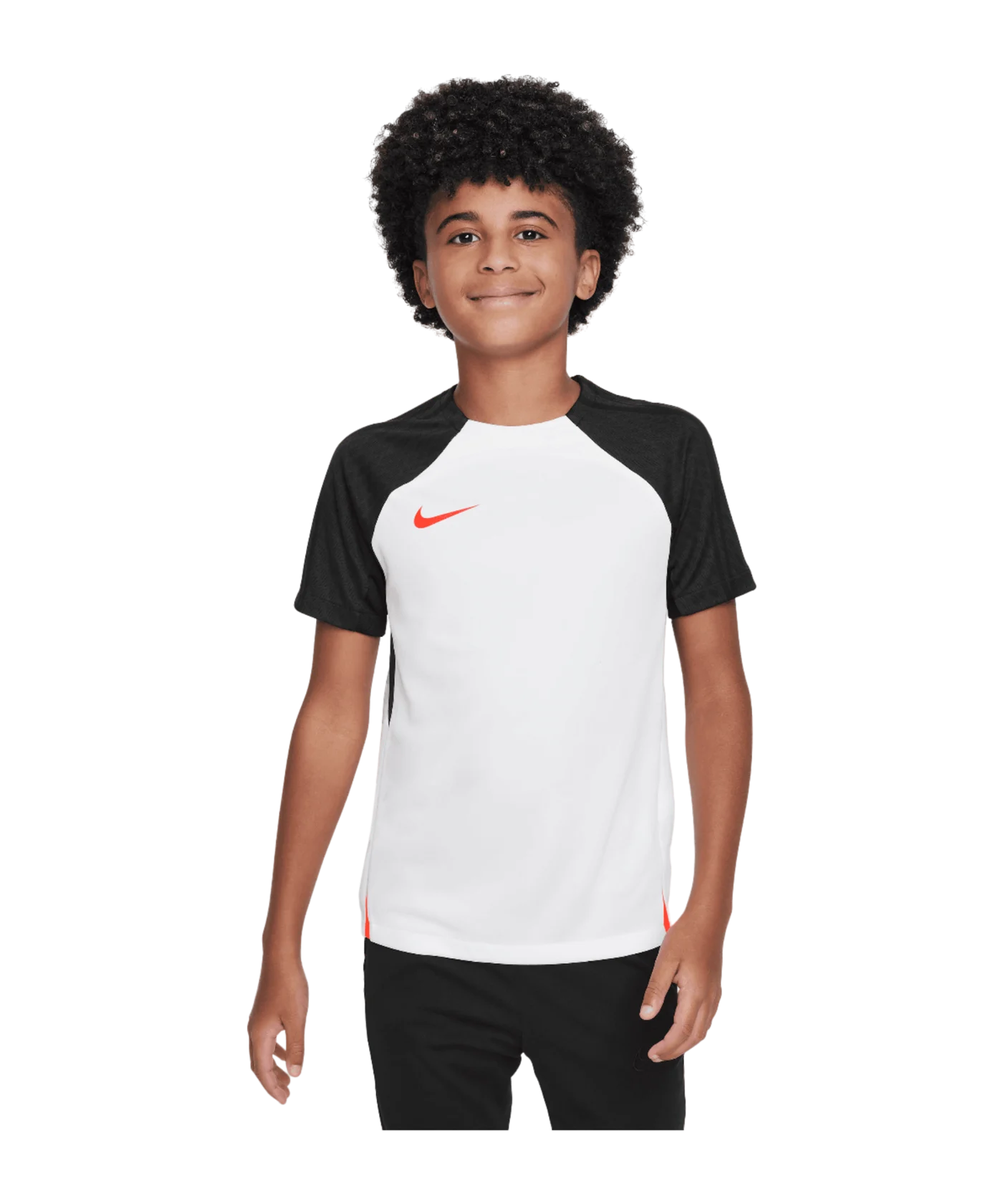 Nike Strike T-Shirt Kids Weiss Schwarz Rot F101